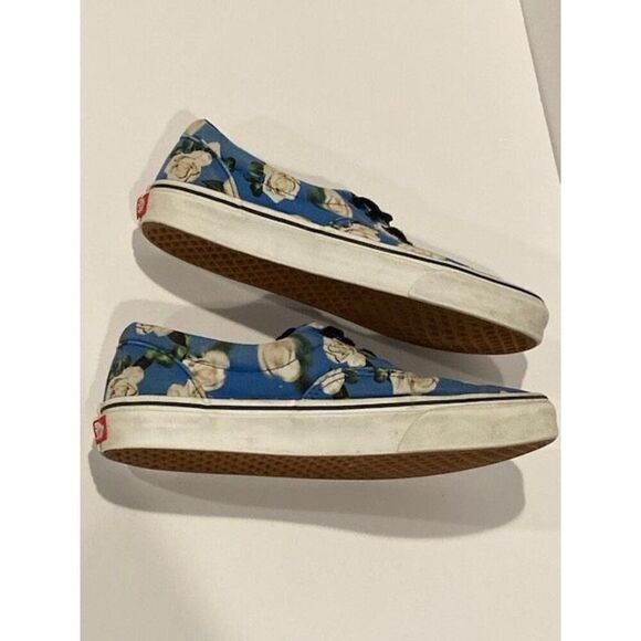 VANS Era Romantic Floral Shoes Sneakers Lapis Blue Women’s Sz 11.5, Men’s Sz 10 - Picture 5 of 14